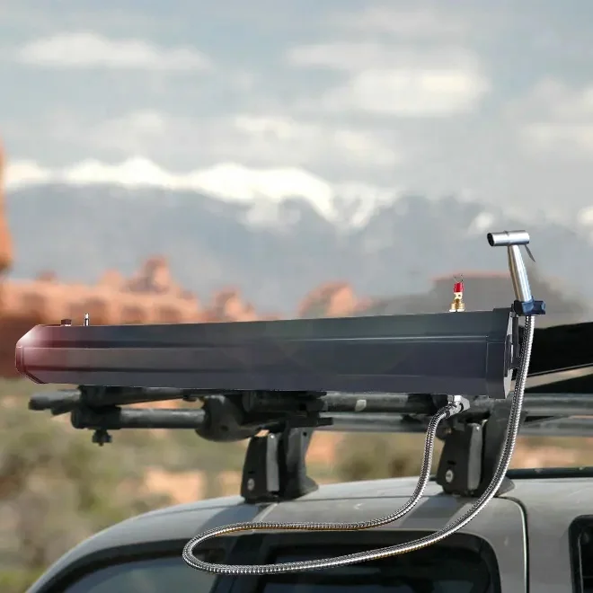 

Car Roof Water Tank 20L for Off-Road Vehicles Camping Shower Water Tank Hot Water Supply for Outdoor Activities