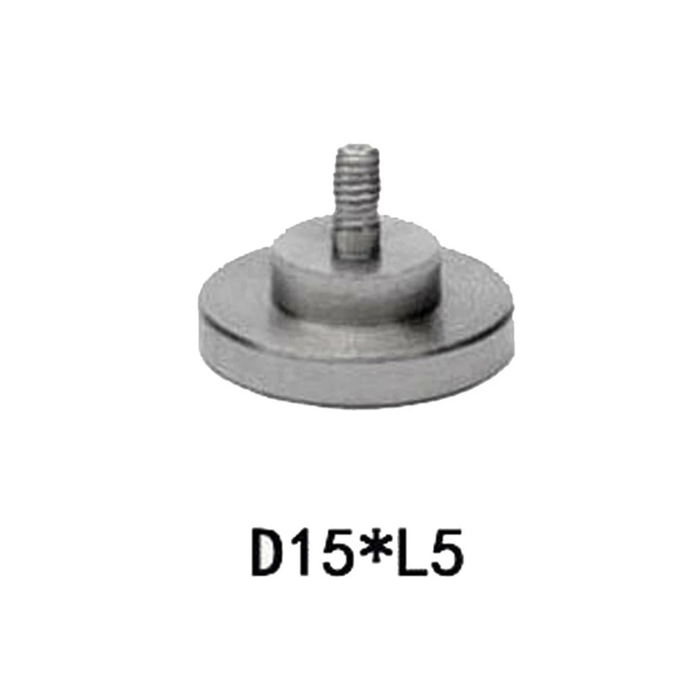 For Dial Thickness Gauge Flat Contact Points Compatible with Depth Gauge and Altimeter M2 5 Threaded Shank 4 pcs