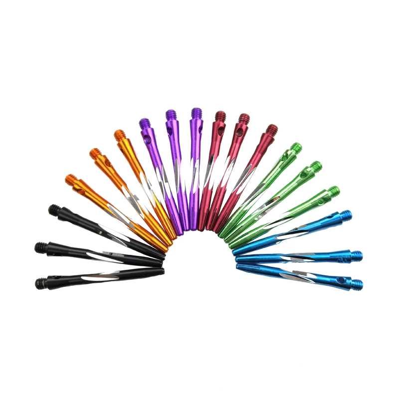 3pcs/ Set Of 6 Colored Carved Darts 45mm/1.78in Aluminum Alloy Darts Accessories Throwing Darts Game Entertainment