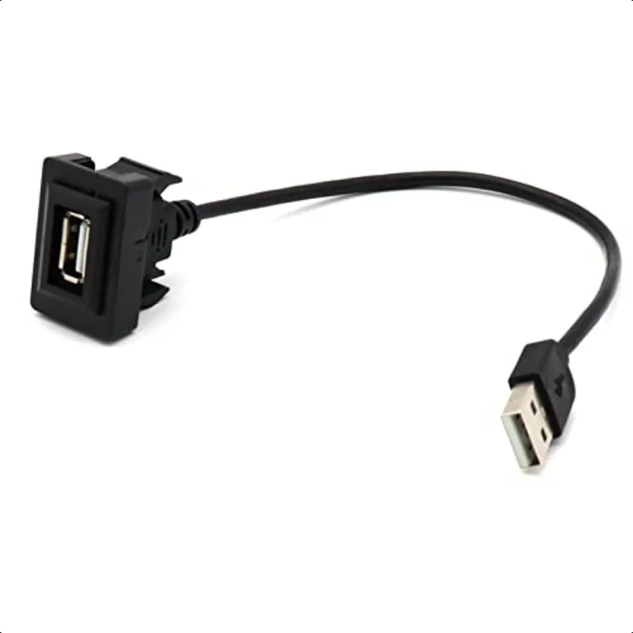 Adaptador de cabo USB macho para fêmea para VIOS ALTIS 32 20mm