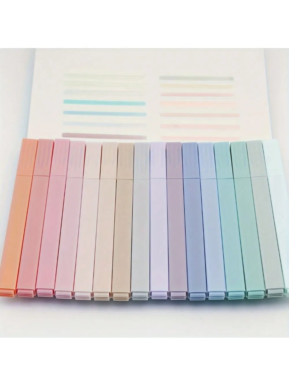6/12/24pcs Pastel Highlighter Set - Ink-Free & Smudge-Proof for Journals, School Supplies, Office - Easter Gifts for Teens image 5