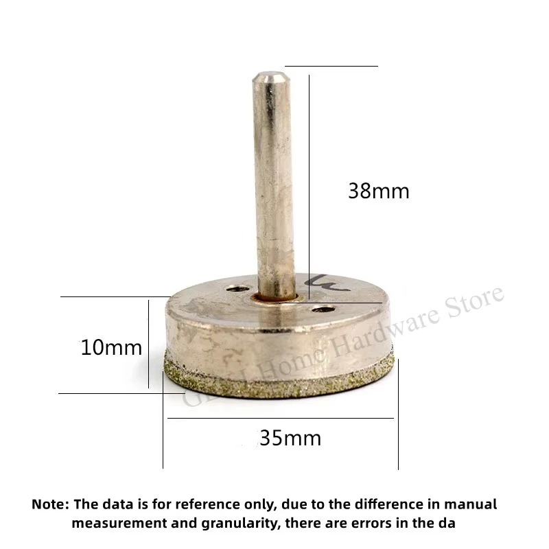 6mm Shank Fine/coarse Sand Peace Button Jade Grinding Polishing Jade Processing Tools Grinding Wheel