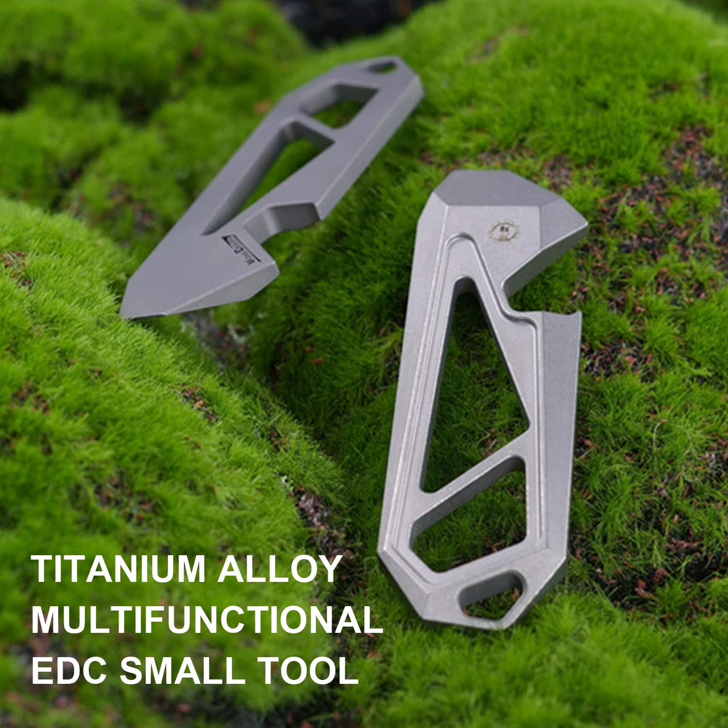 

TC4 Titanium Alloy Multifunctional Nail Remover, Bottle Opener, Outdoor Camping Mini Portable EDC Small Tool,A1342