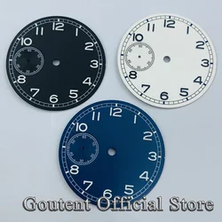 Goutent 37mm Green Luminous Sterile Black White Blue Watch Dial Fit ETA 6497 ST36 movement Watch Parts