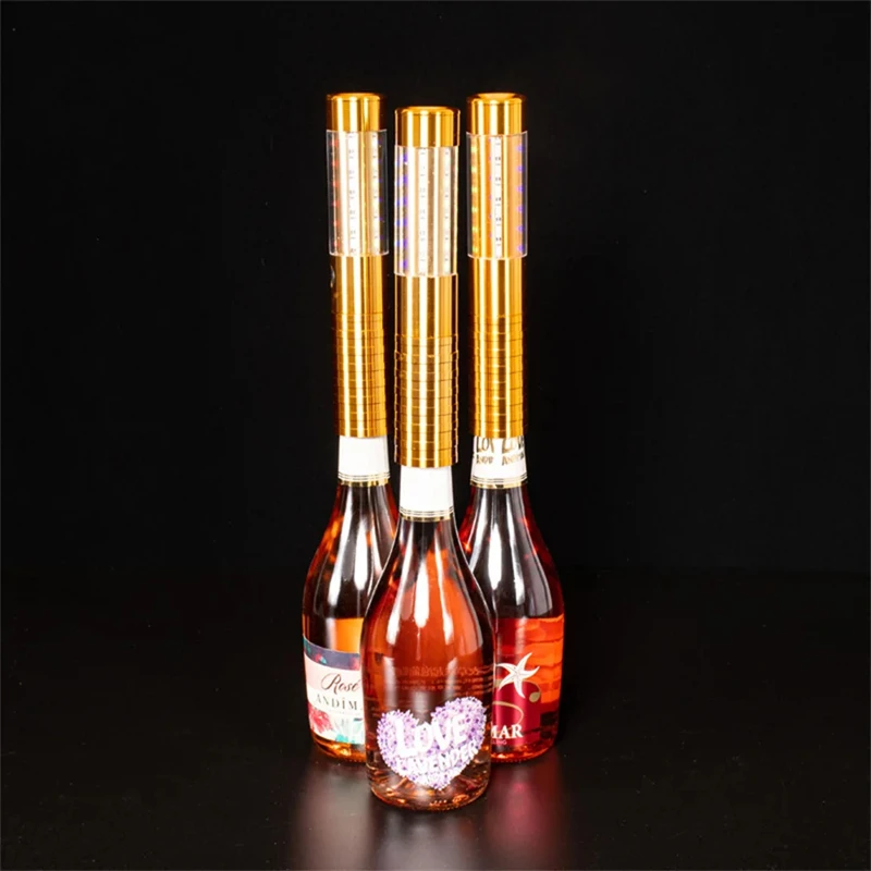 Rechargeable LED Flash Sticks Atmosphere Champagne Wine Bottle Service Sparkler for VIP Nightclub KTV Bar Strobe Baton Flash Rod