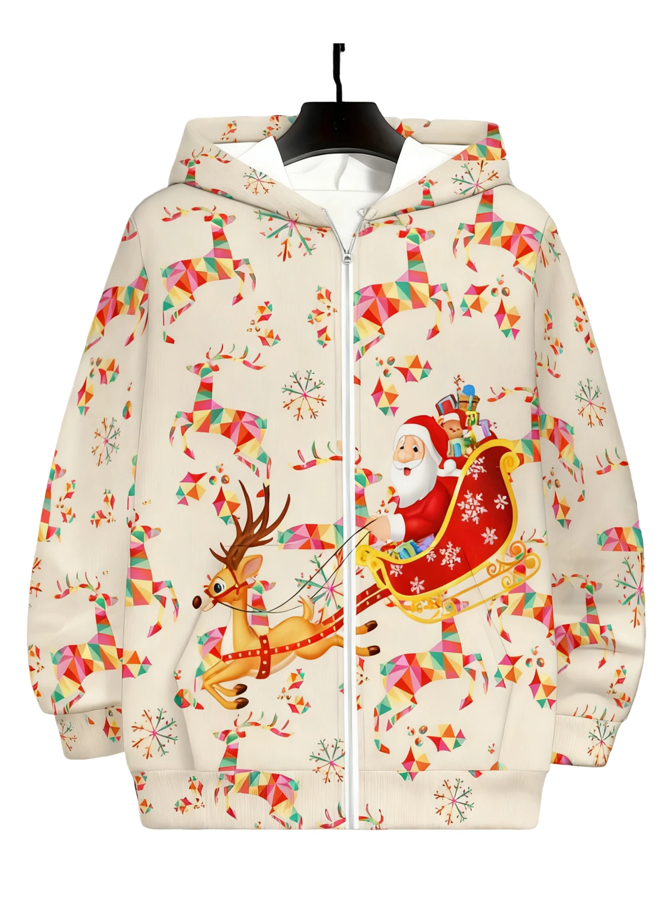 

Новое поступление, толстовка на молнии, Рождество, 3D принт, мужские и женские толстовки с капюшоном, спортивный костюм большого размера, пуловер, мужское пальто, одежда