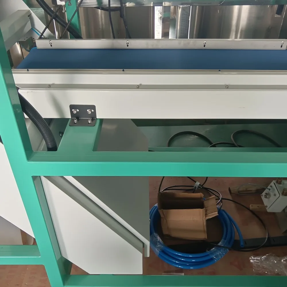 Metal Belt Rice Colour Separation Sorting Machinery Color Sorter Machine for Rice Olives White Bean Nut