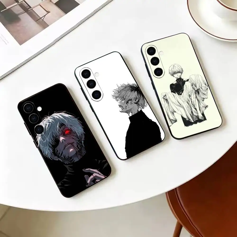 Tokyo Ghoul    Black Soft Silicone Phone Case For Samsung Galaxy A71 A72 A73 A51 & Other Related Models