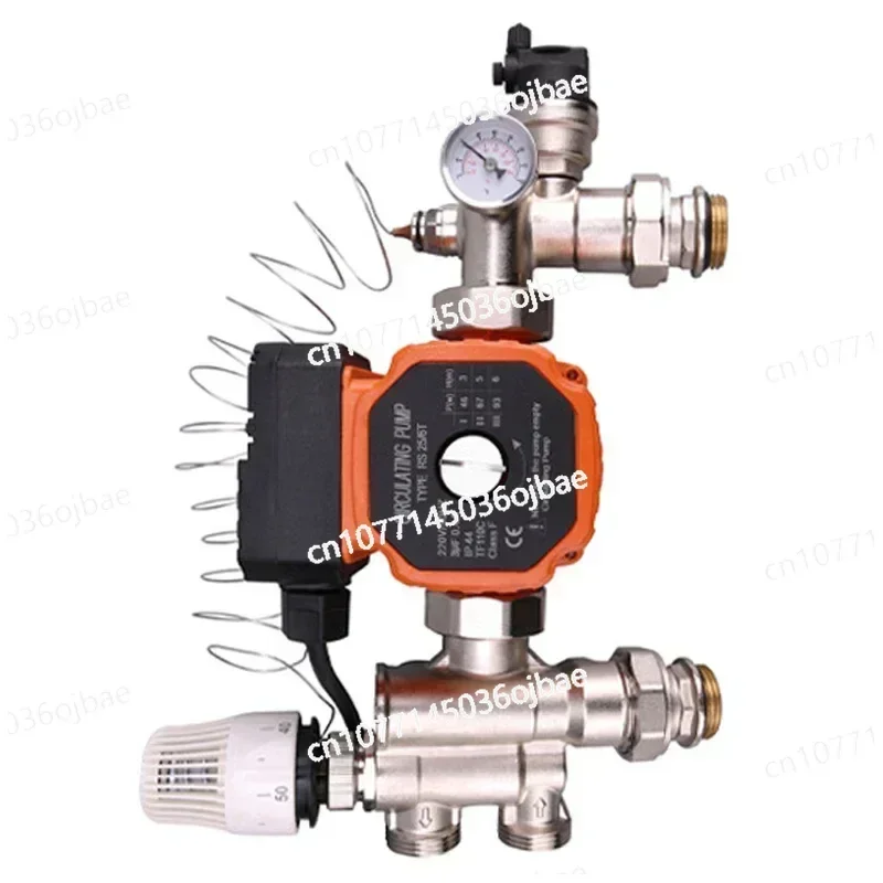 Constant Temperature Control Circulating Water Pump Manifold Cold and Hot Mixing Valve Floor Radiation Heating System