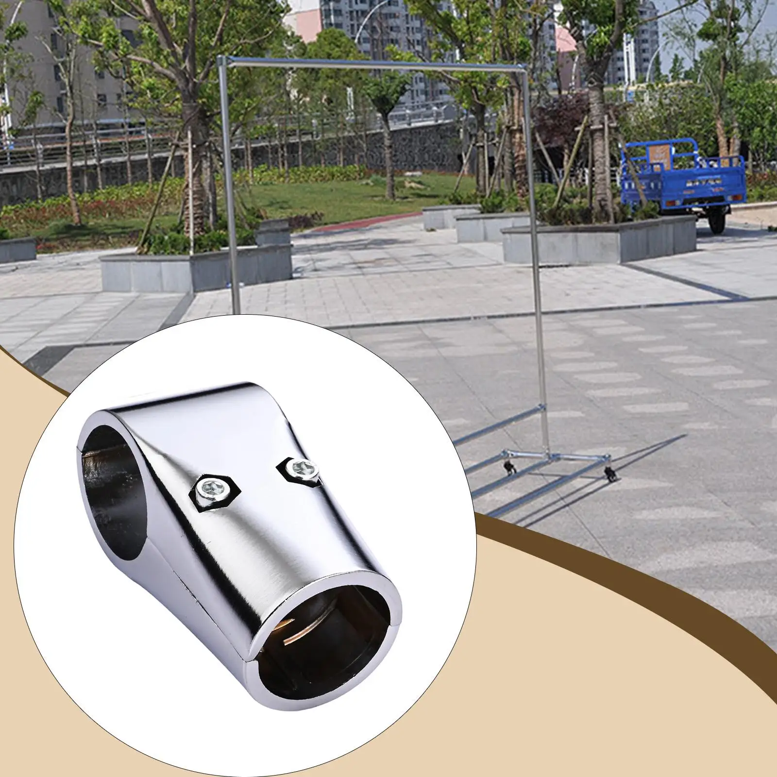 2 Way Pipe Connector Pipe Fitting Drying Rack Fastening Joint Scaffold Tube Connector for Bathroom