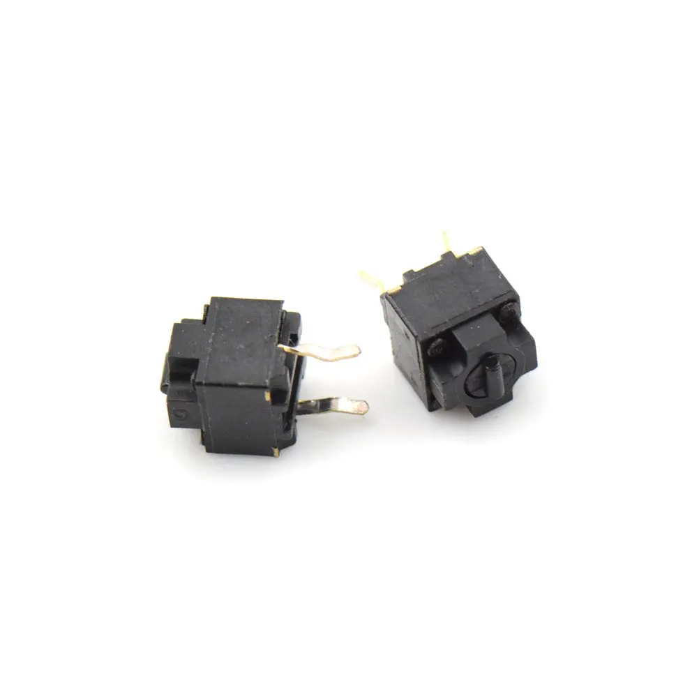 YYT 10PCS Mouse microswitch square button EVQP0E07K Thundershark Microsoft Black Dot