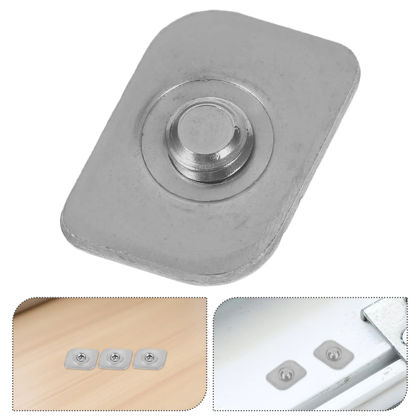 

16Pcs Window Stopper Limiters Stainless Steel Sliding Lock Replacement Parts Home Office Security Window Restrictor Fixing Plate