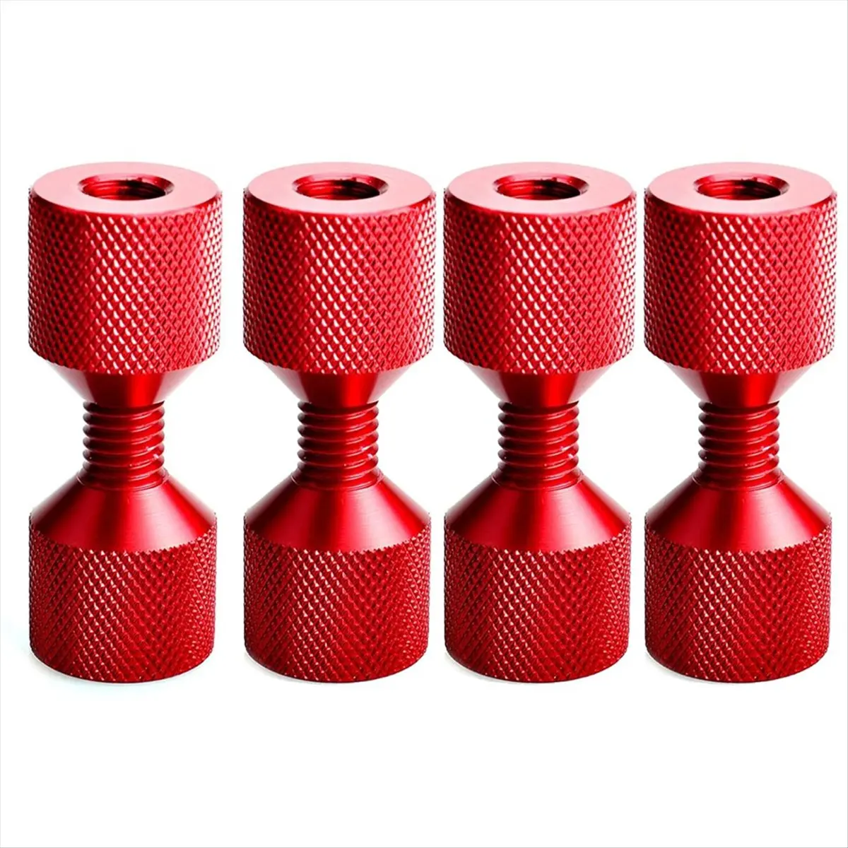 HGHO 1-1/8Inch Two Hole Pins 6061 Aluminum Light-Weight Construction 2 Hole Flange Alignment Pin 4Pcs