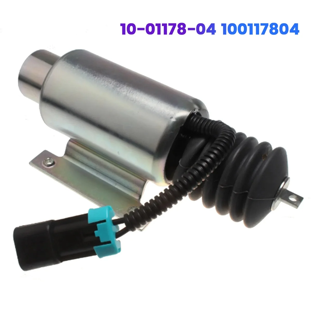 10-01178-04 12V Fuel Shutoff Solenoid for Carrier Transicold Linear Speed Solenoid Connector 12VDC 100117804