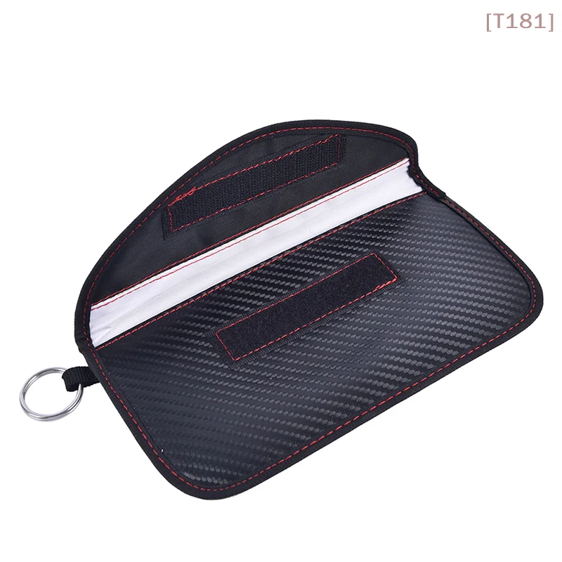 [E] 1pcs Signal Blocking Bag Faraday Bag Cage Pouch Wallet Phone Case Key Bag