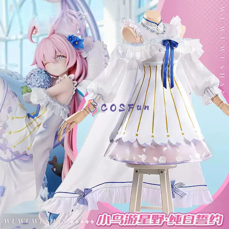 

Blue Archive Takanashi Hoshino Cosplay Costume Role Play Women Sexy Elegant Halloween Party Dress Suit Full Set COSFun