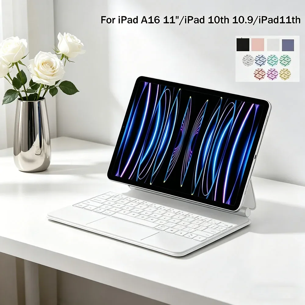 

Elite TouchPad Magic Keyboard for IPad A16 11" Universal IPad 10th Gen 10.9 / IPad 11th Gen Smart Cover Backlit