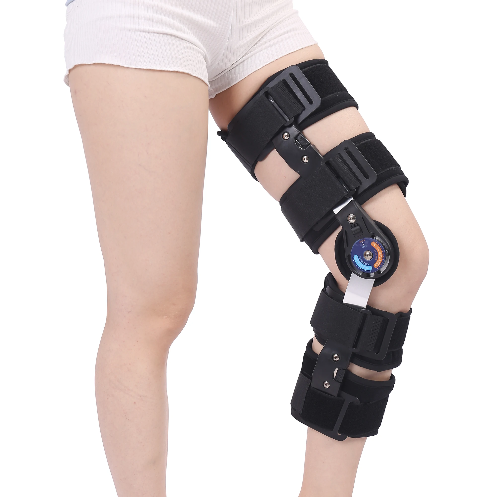 

STLF Medical Adjustable Knee Arthritis Hinged Orthosis Angle Adjustable Knee Brace Graduated Rom Knee Brace