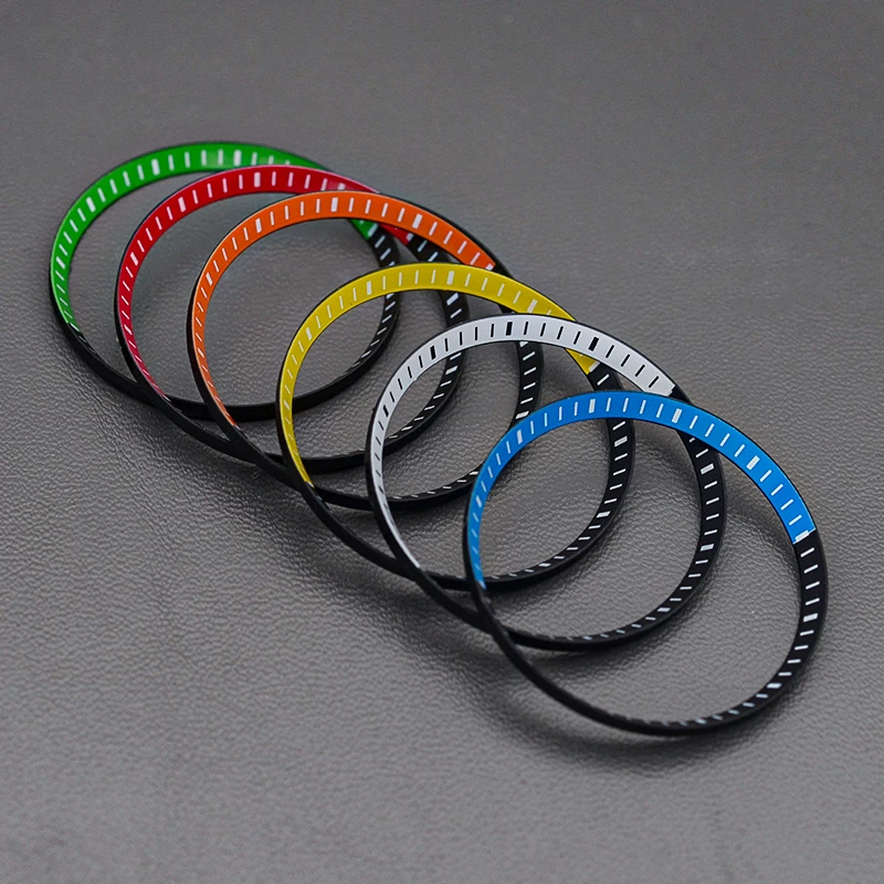 وزارة الدفاع 30.5*27.5 مللي متر ساعة بلاستيكية الفصل الدائري يناسب SRPD SKX007 SKX009 6105 6309 ل NH35 NH36 ساعة يد تعمل بالحركة حالات إصلاح