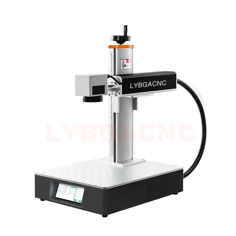 

Desktop Mini Galvo Scanner Align System All in One Optical Fiber Laser Nameplate Metal Marking Machine 20-50W Engraver Engraving