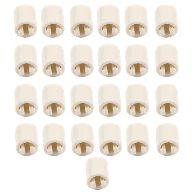 

25Pcs LK150 Needle Protector Gray Sturdy Plastic Friction Reduction Knitter Needle Caps For Weaving Knitting