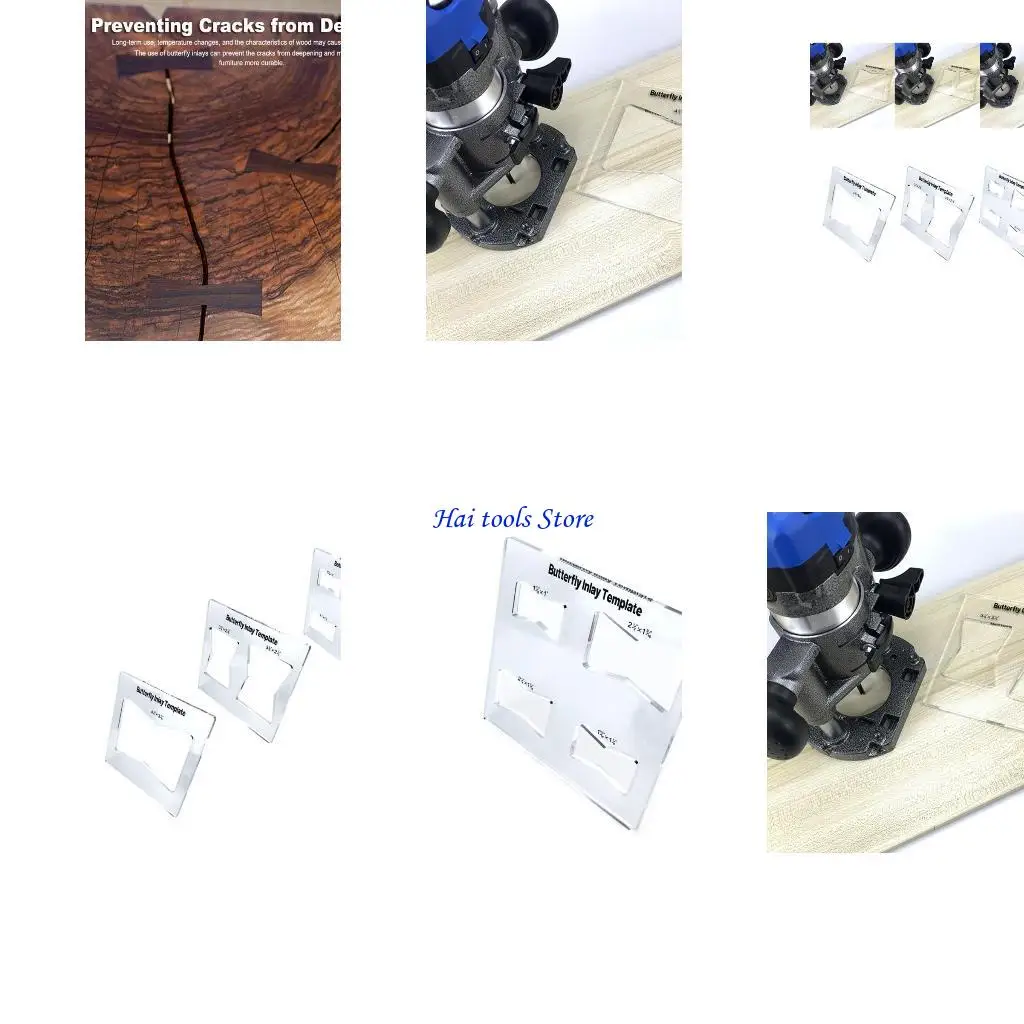 X37E Butterfly Inlay Templates Router and Decorative Templates,Router Jig Templates