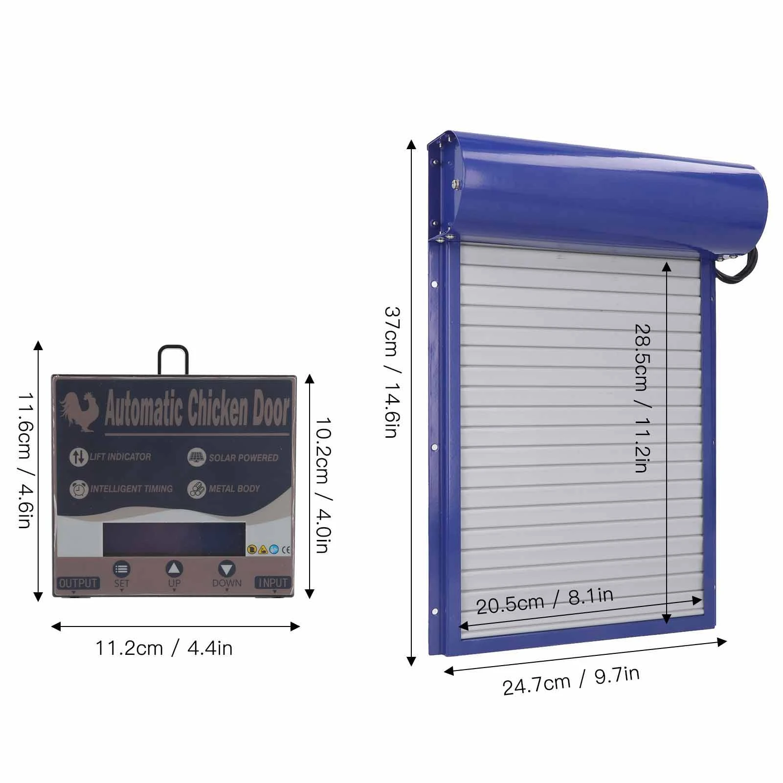 Auto Chicken Coop Door Opener Battery Operated Automatic Chicken Coop Door with Timer Automatic Chicken Coop Door Opener