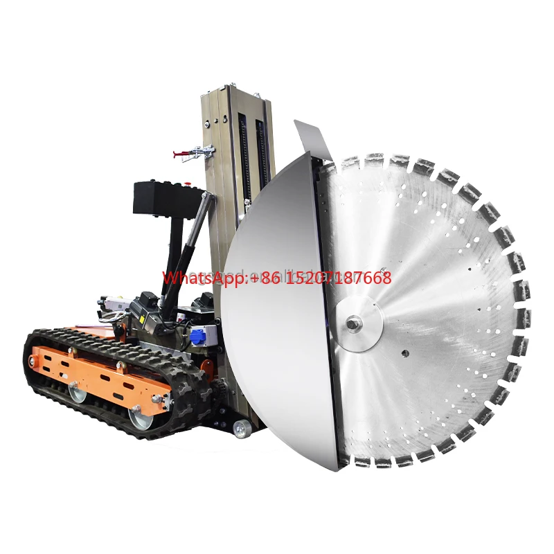 Crawler Type Concrete  Automatic Remote Control Cutter Pipe Pile Slotting Drilling Machine