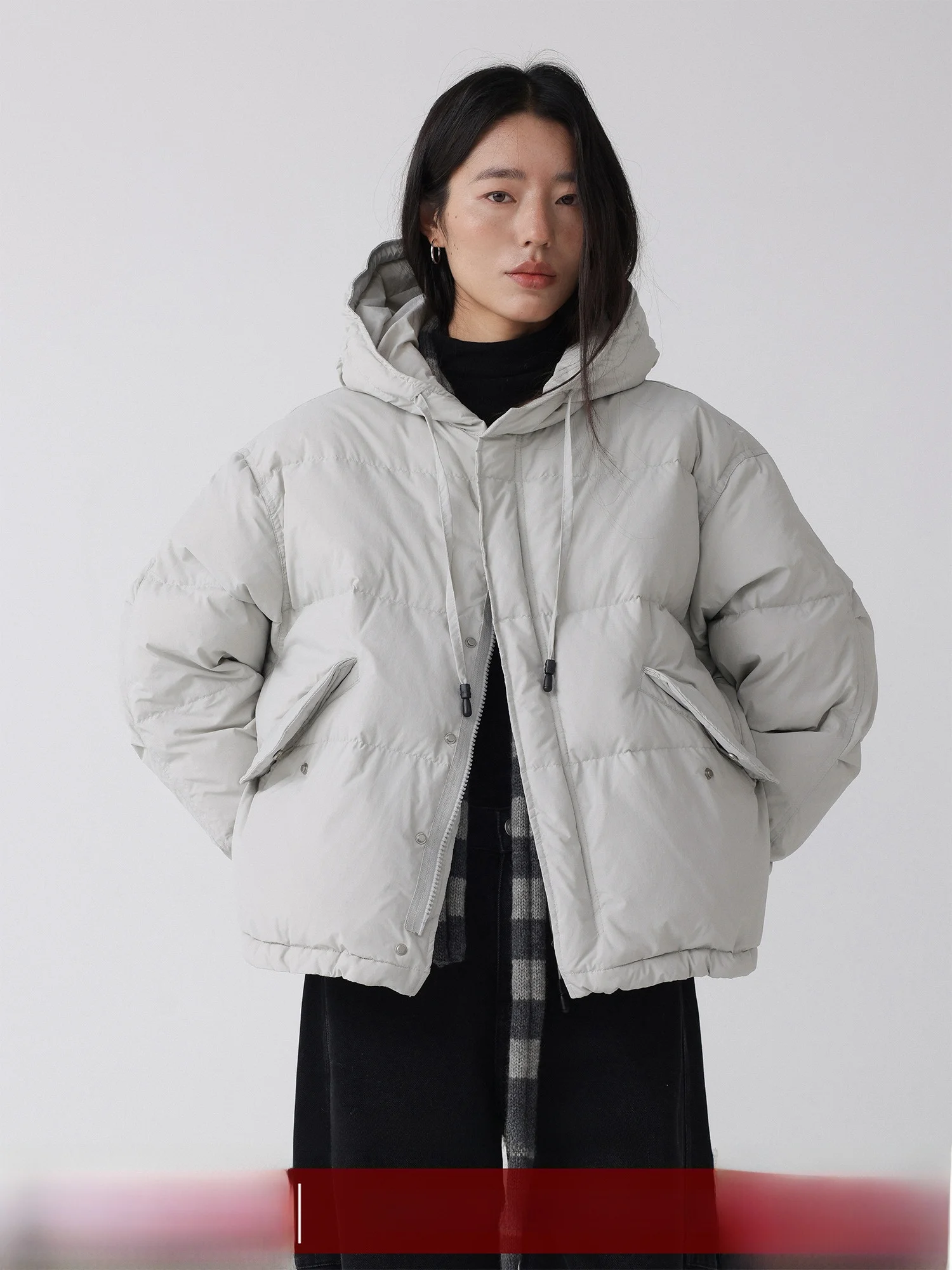 

LowCalorie ort Hooded Du down Jaet 'Moonlight Border' Store Treasure Winter New Arrival Casual Sle Thiened Long Sve