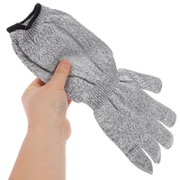 Cut Resistant Gloves Long Sleeves Arm Protection Wear-Resistant Work Gloves for Kitchen Welding Construction Food