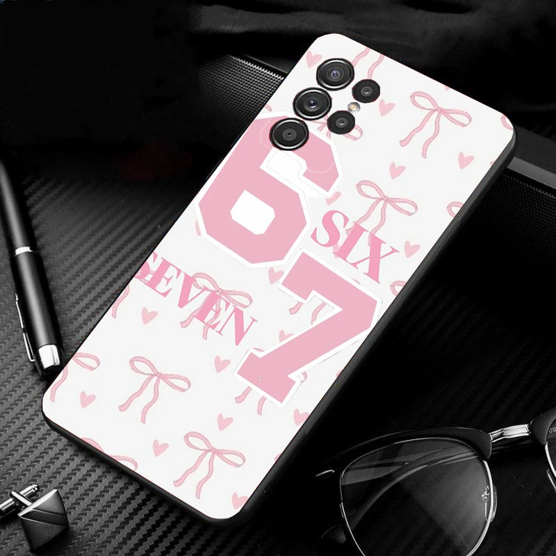 Six Seven 67 Phone Case For Samsung Galaxy S26 Ultra S25 S24 S23 S22 S21 Plus S24 S23 S20 S26FE Cover