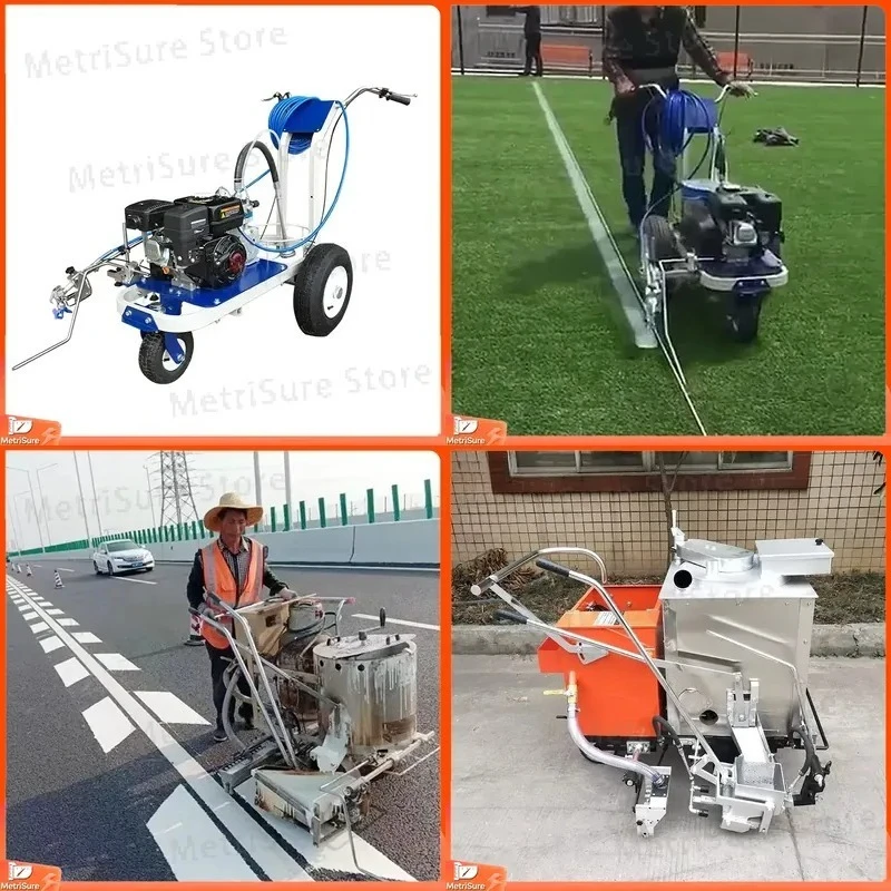 Hand Push Cold Paint Road Line Marking for Pavement Striping Equipment Traffic Road Marking Tool Professional Line