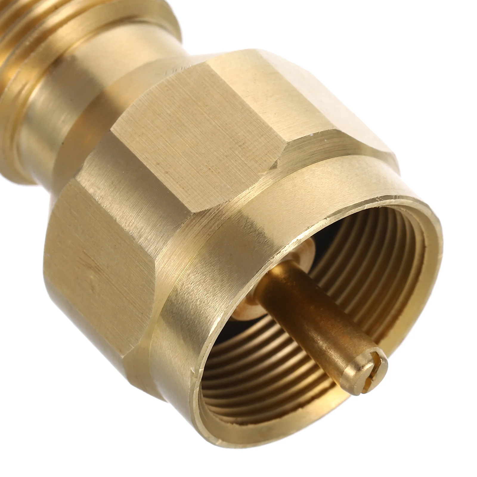 في الهواء الطلق خزان البروبان محول Qcc1 تحويل تركيب موصل الغاز عبوة اتصال آمن النحاس البروبان المناسب للتخييم #4