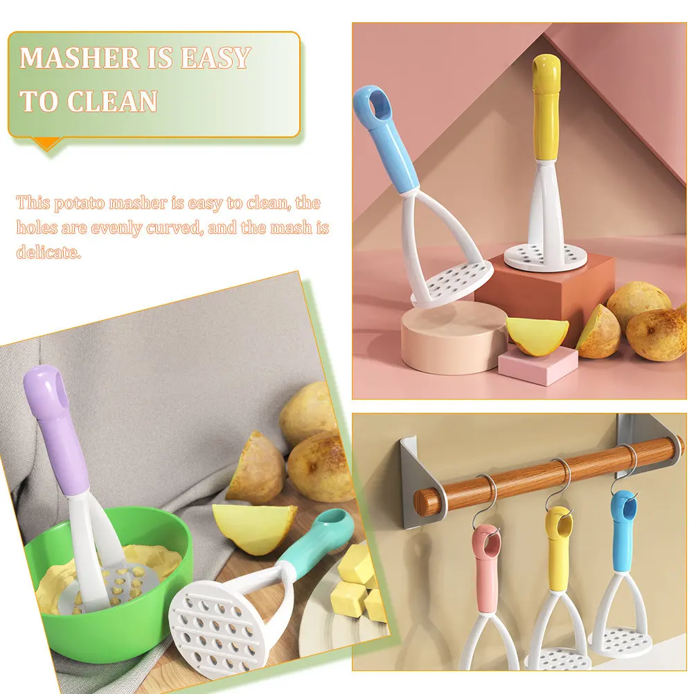 

Набор из 5 прессов для пюре: ручная толкушка для картофеля, овощей и фруктов для детского питания, для дома, отелей и ресторанов