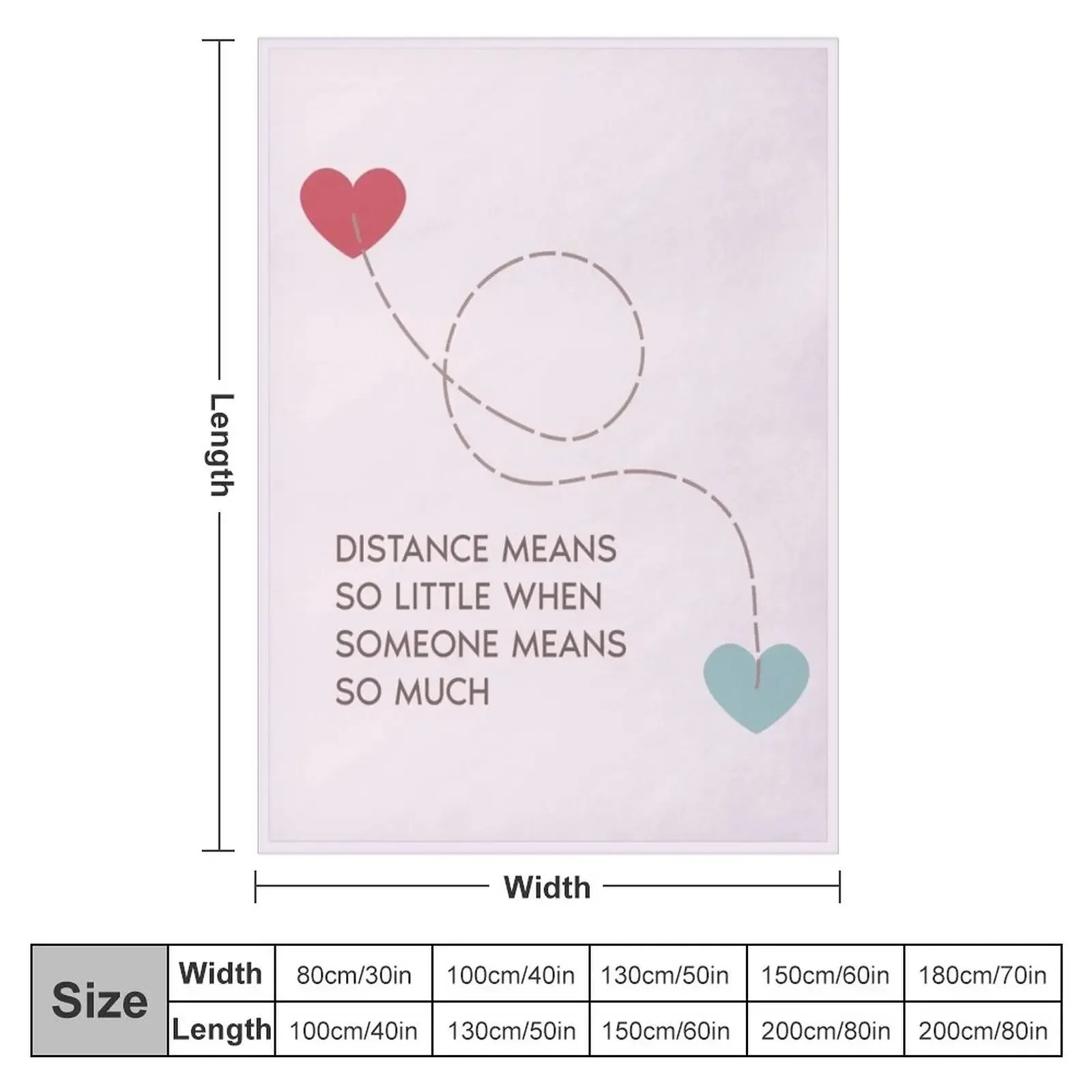 Long distance friendship and relationship Throw Blanket Decoratives Hairys Soft Plaid Blankets