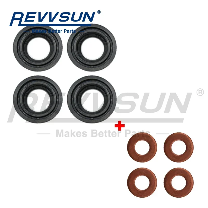 Fuel Injector Seal Washer Oring For Citroen Relay Fiat Ducato Ford Transit 2.2 2.4 3.2 Land Rover Defender Peugeot Boxer 1372494