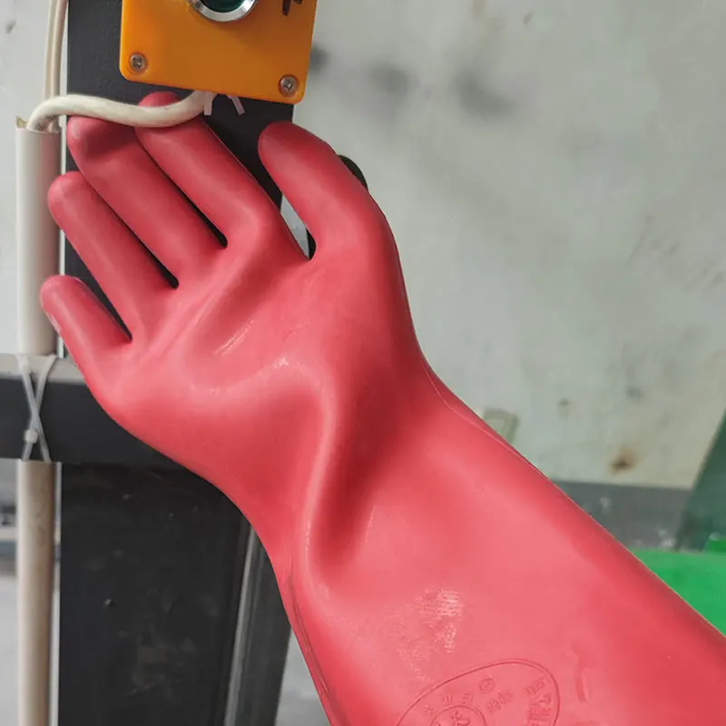 Safety Protective Gloves 1 Pair Anti-electricity High Voltage Electrical Insulating Gloves 12kv High Voltage Insulating Gloves