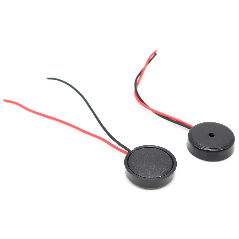 20pcs/1pc 1404 AC Passive Buzzer With Wire Piezoelectric Speaker 14MM 14*4MM 14X4MM 30V Low Power Consumption Electronic DIY