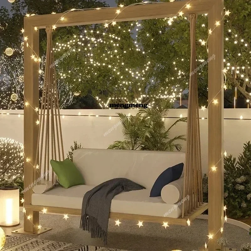 

F182 Villa Courtyard Patio Swings Comfortable Courtyard Hotel Patio Swings Living Room Relax Outdoor Furniture Columpiar