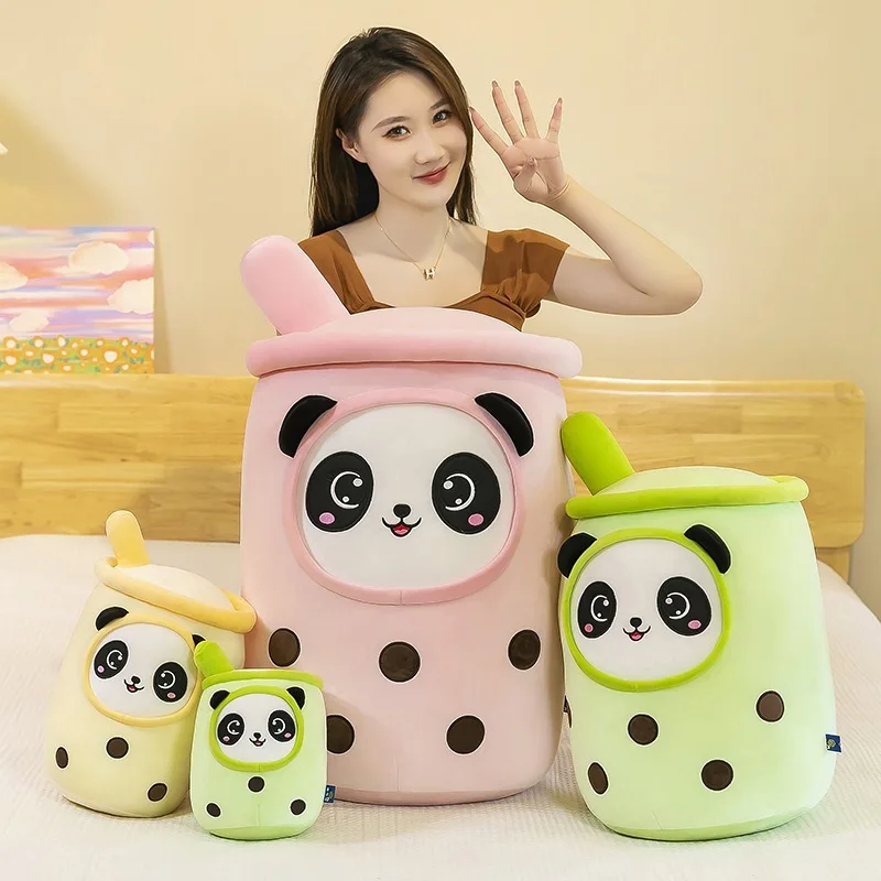 

Милая плюшевая игрушка в виде чашки с молоком и ребенком, мягкая подушка для сна, аниме Подушка, милый подарок на Рождество и день рождения для детей