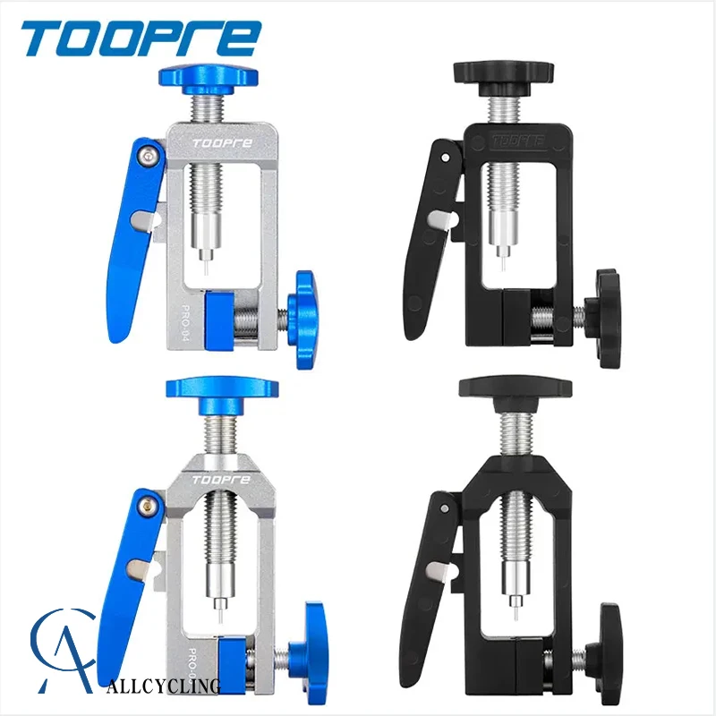 Toopre ferramenta de inserção de pino de óleo de bicicleta, cortador de mangueira, braçadeira de cabo, conector de azeitona, ferramenta de pino de óleo de freio a disco hidráulico