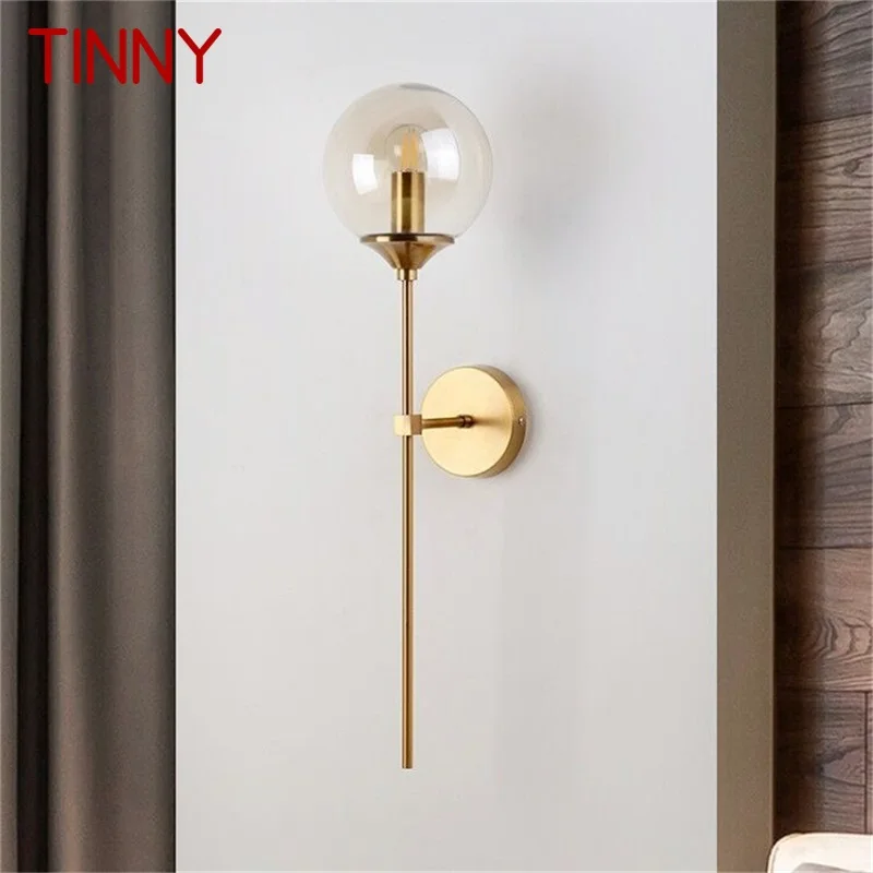 

TINNY Nordic Round Wall Sconces Lamp Modern Lighting Fixtures for Home Indoor Bed Room Decoration