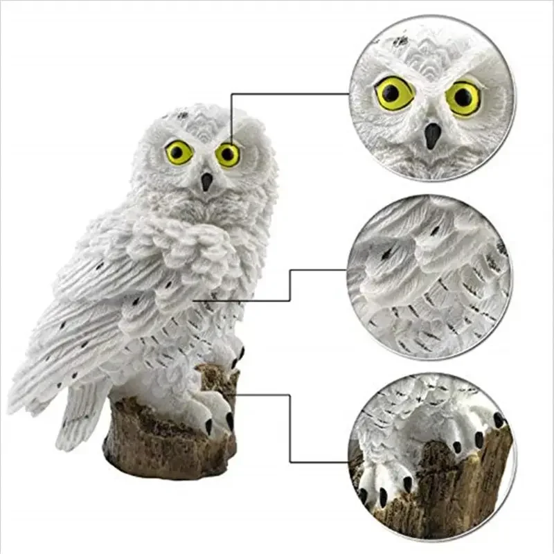 Imagem -05 - Solar Owl Ground Led Light Outdoor Courtyard Lamp Jardim Luz Waterproof Stake Light Caminho Decoração Pátio Lanterna