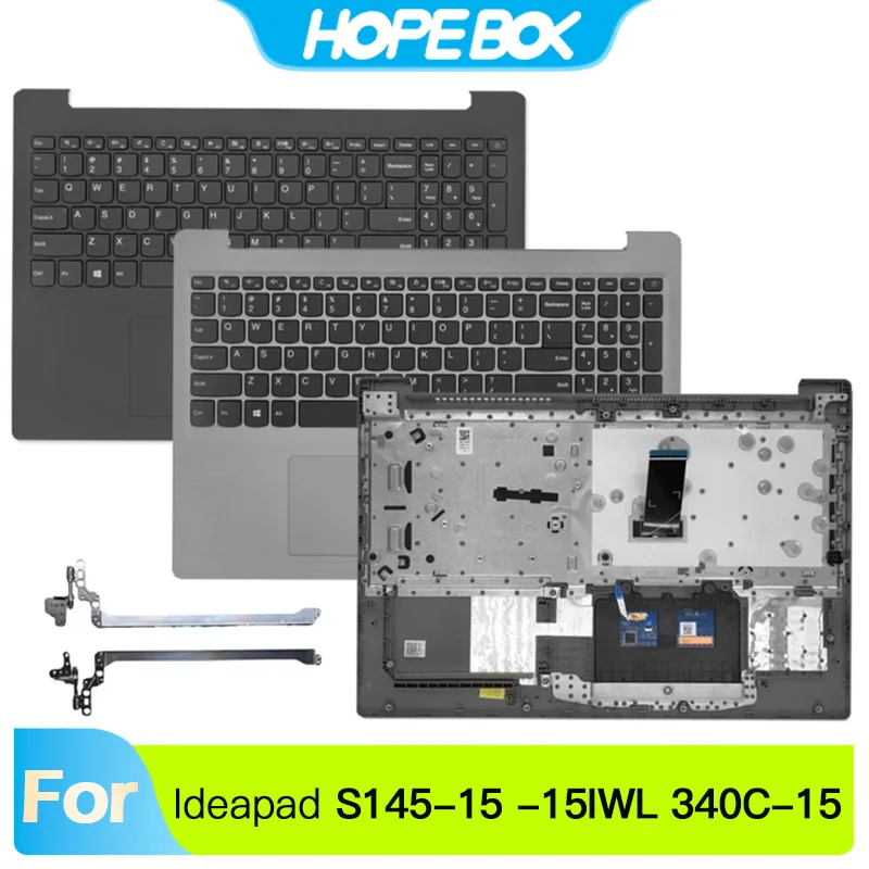 Cubierta Trasera LCD, Marco, Teclado Palmrest, Carcasa Superior e Inferior de Repuesto para Ideapad S145-15 340C-15 S145-15IWL 15IIL 15API