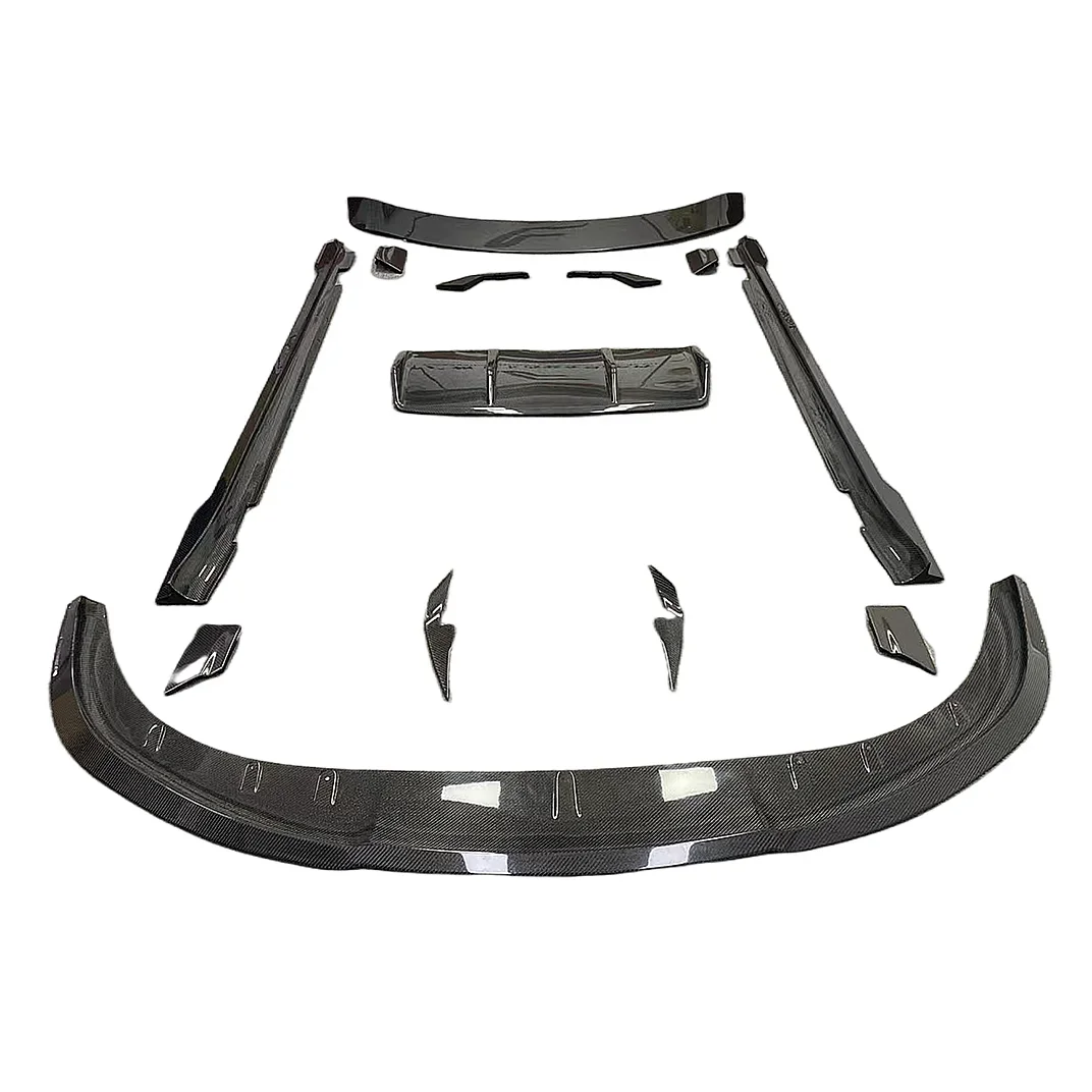 

Taycan модифицированный небольшой конверт в стиле RZ, передняя губа из углеродного волокна, задняя губа, боковая юбка, хвост