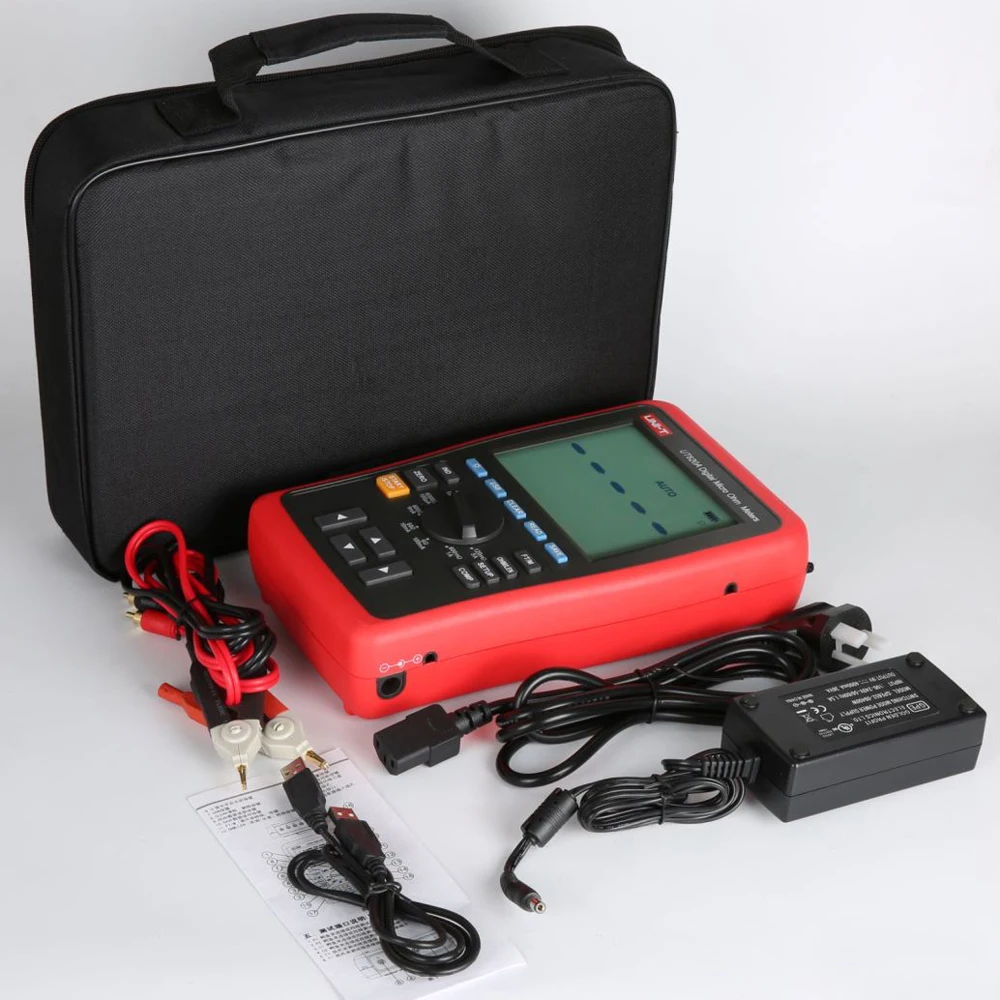 UNI-T UT620A Digital Micro Ohm Meter; Manual Range DC Low Resistance Tester, Data Storage/USB Data Transfer/Data Hold