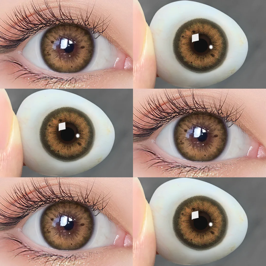 Magister Color Contact Lenses for Eyes Cosmetic Lenses Colored Pupils for Eyes Brown Lens Colored Pupils for Natural Effect Eyes