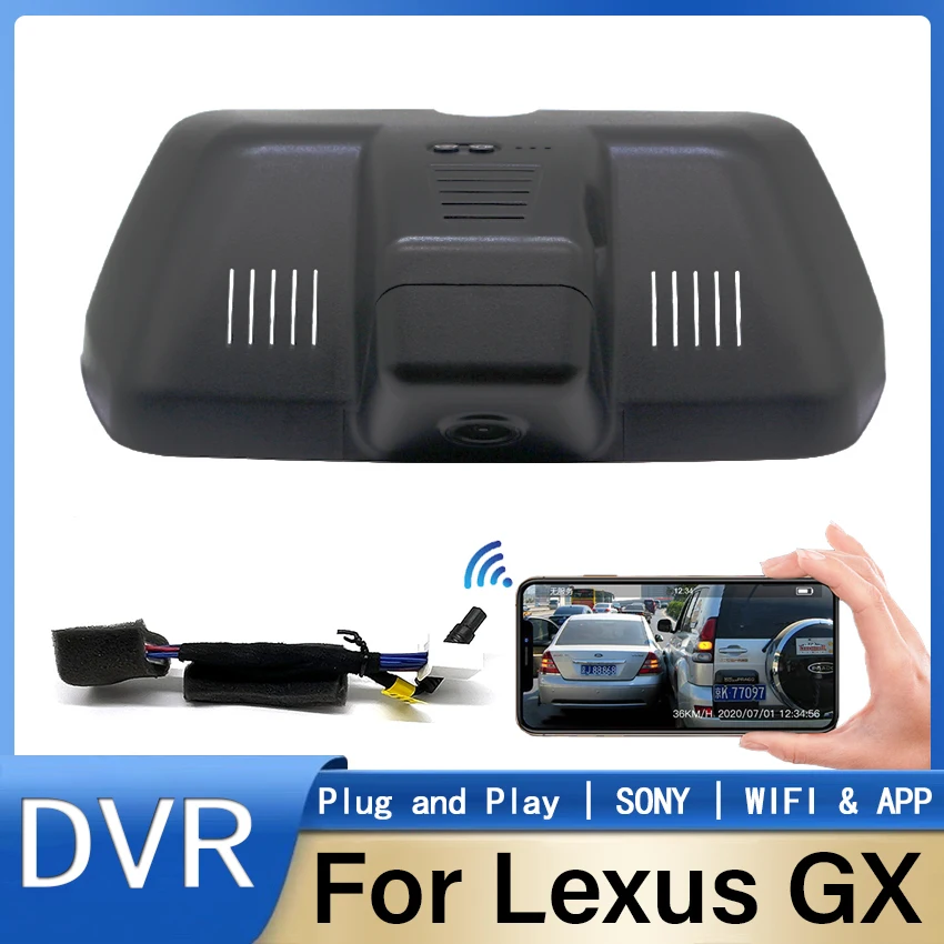 جديد! كاميرا داش 4K 2160P لكزس GX 550 550h GX550 GX550h J250 2024 2025، كاميرا سيارة واي فاي، طراز OEM، كاميرا داش كام لكزس GX