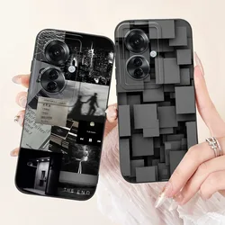 Lens Protective Case For OPPO Reno11 F CPH2603 Fashion Painted Soft Silicone Back Cover For Oppo Reno 11F 5G Phone Cases