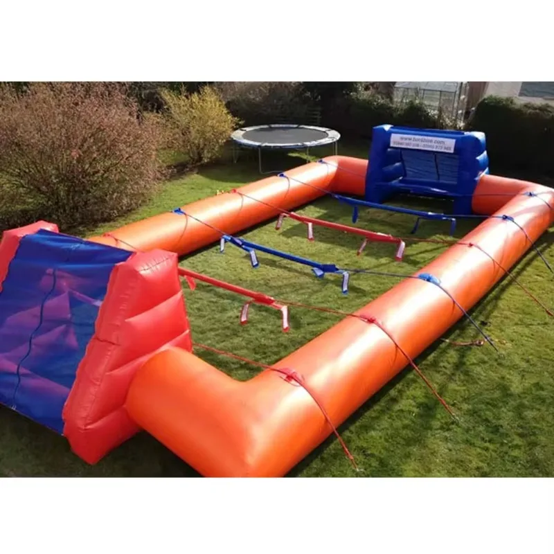 Mini Infla  Human Soccer Field  Printed Logo Infla  Soccer Game for Outdoor Team Activities